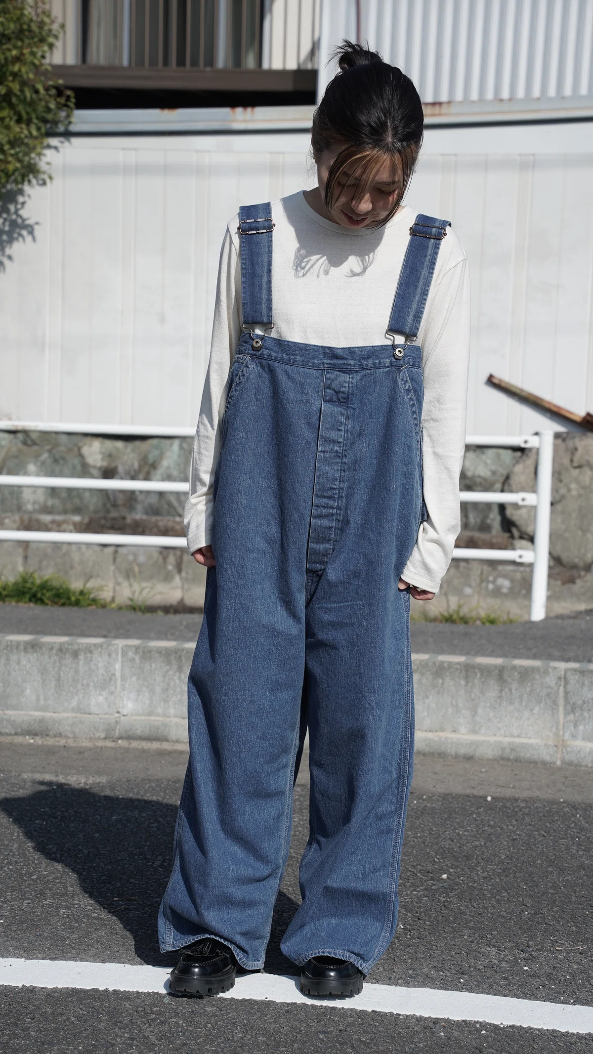 LUVOURDAYS」 1/2 OVERALL PANTS｜CIRCLE