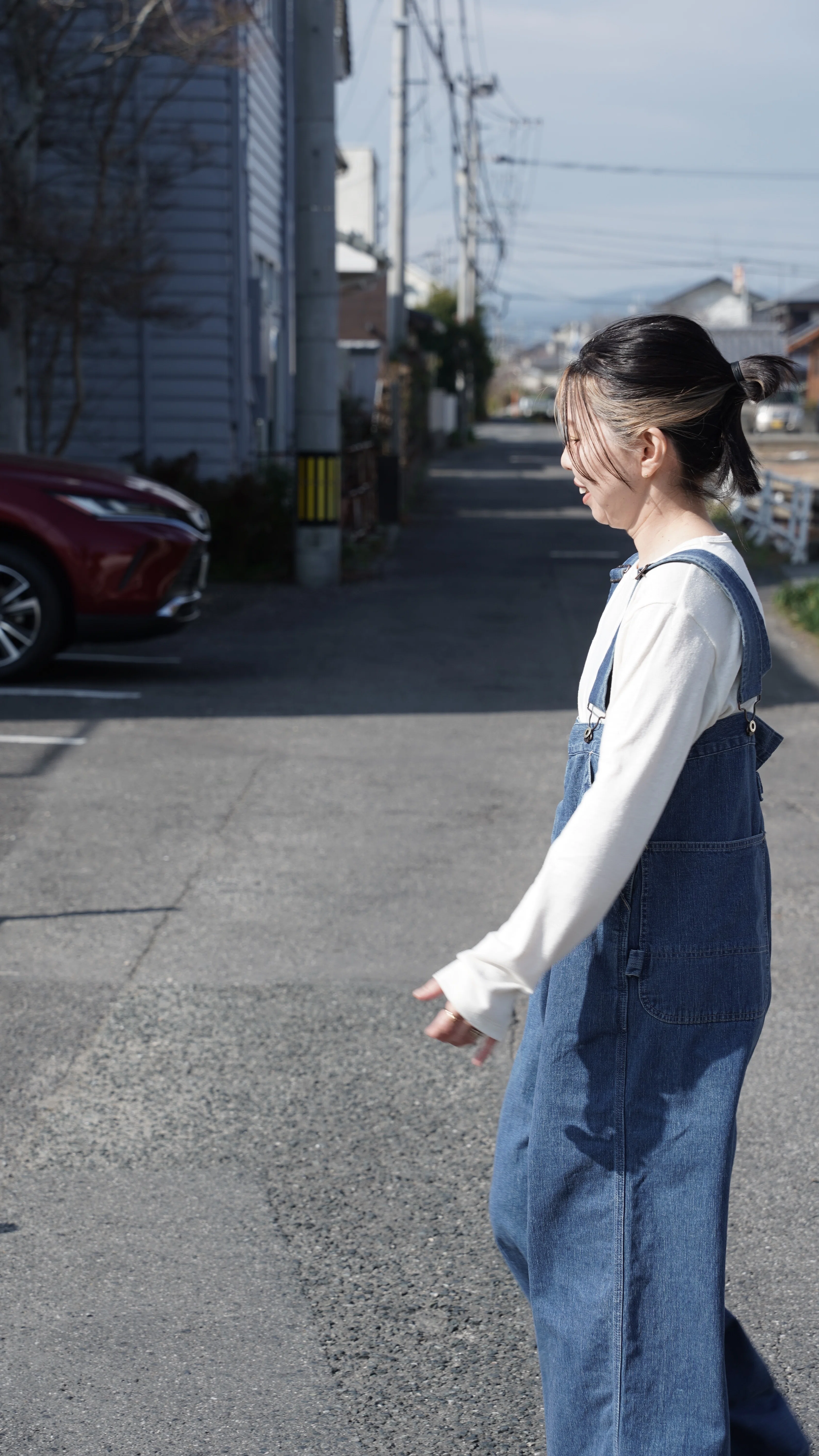 LUVOURDAYS」 1/2 OVERALL PANTS｜CIRCLE