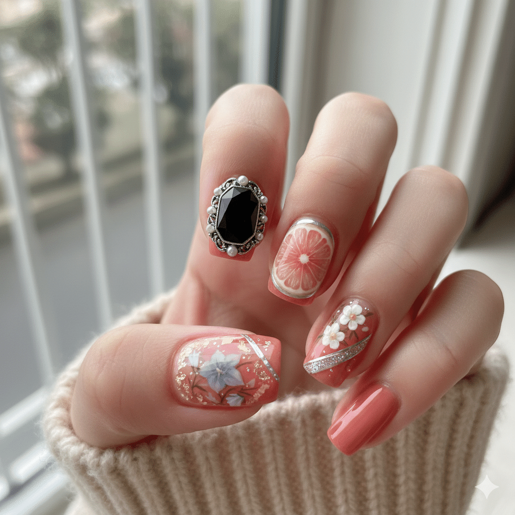 Geminiとだれかの記念日ネイル】#9 3/2~3/8のだれかの記念日ネイルの