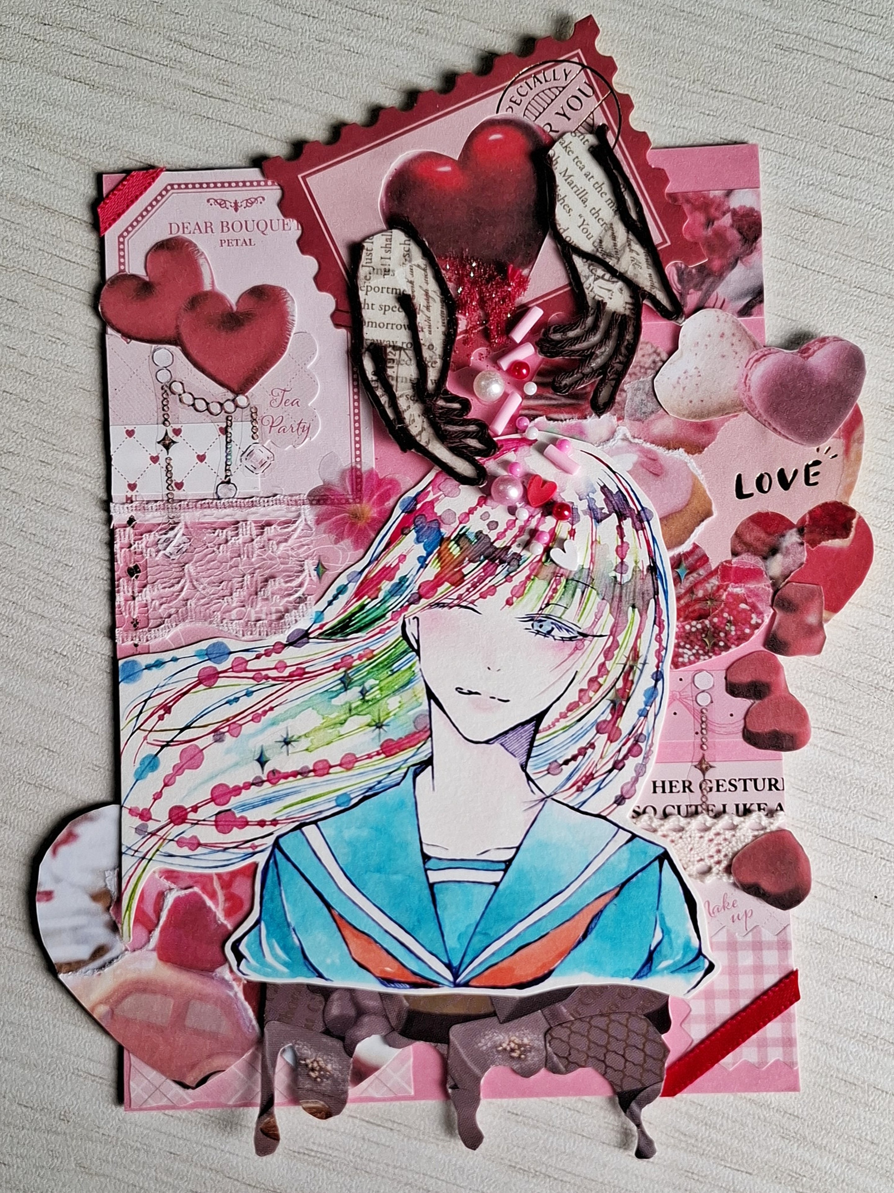 恋の2月コラージュ｜星屑アオ