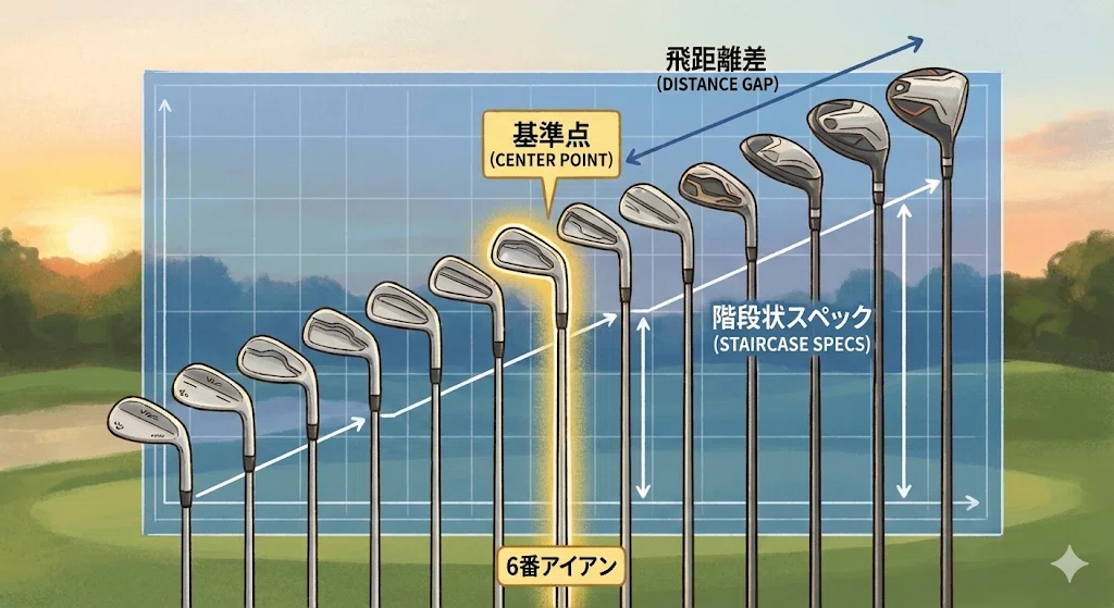 ゴルフセットの中心のクラブとは⁉️｜あらチャン