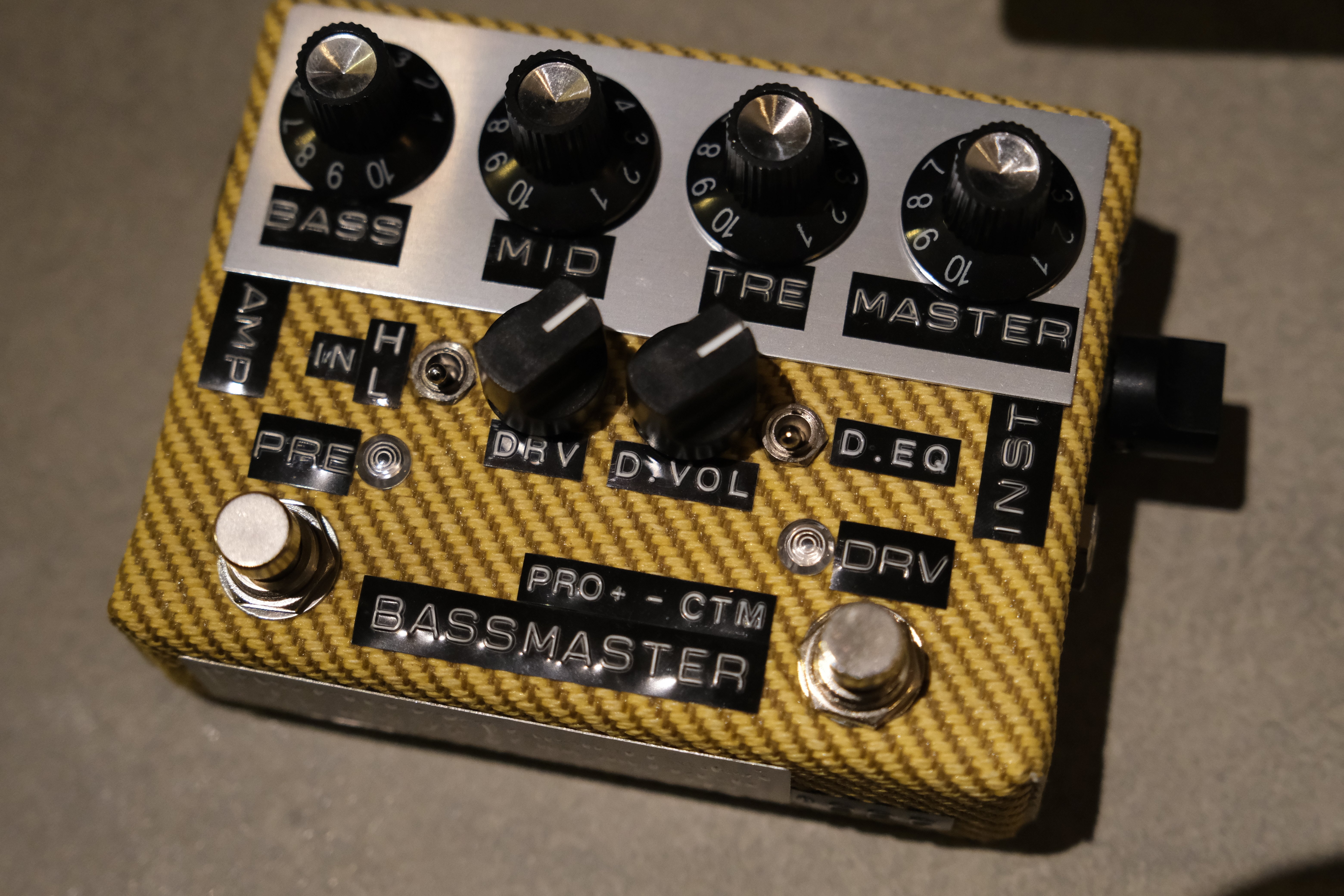 Shin's Music】Bass Master Preamp Pro+ Custom【ベースプリアンプの