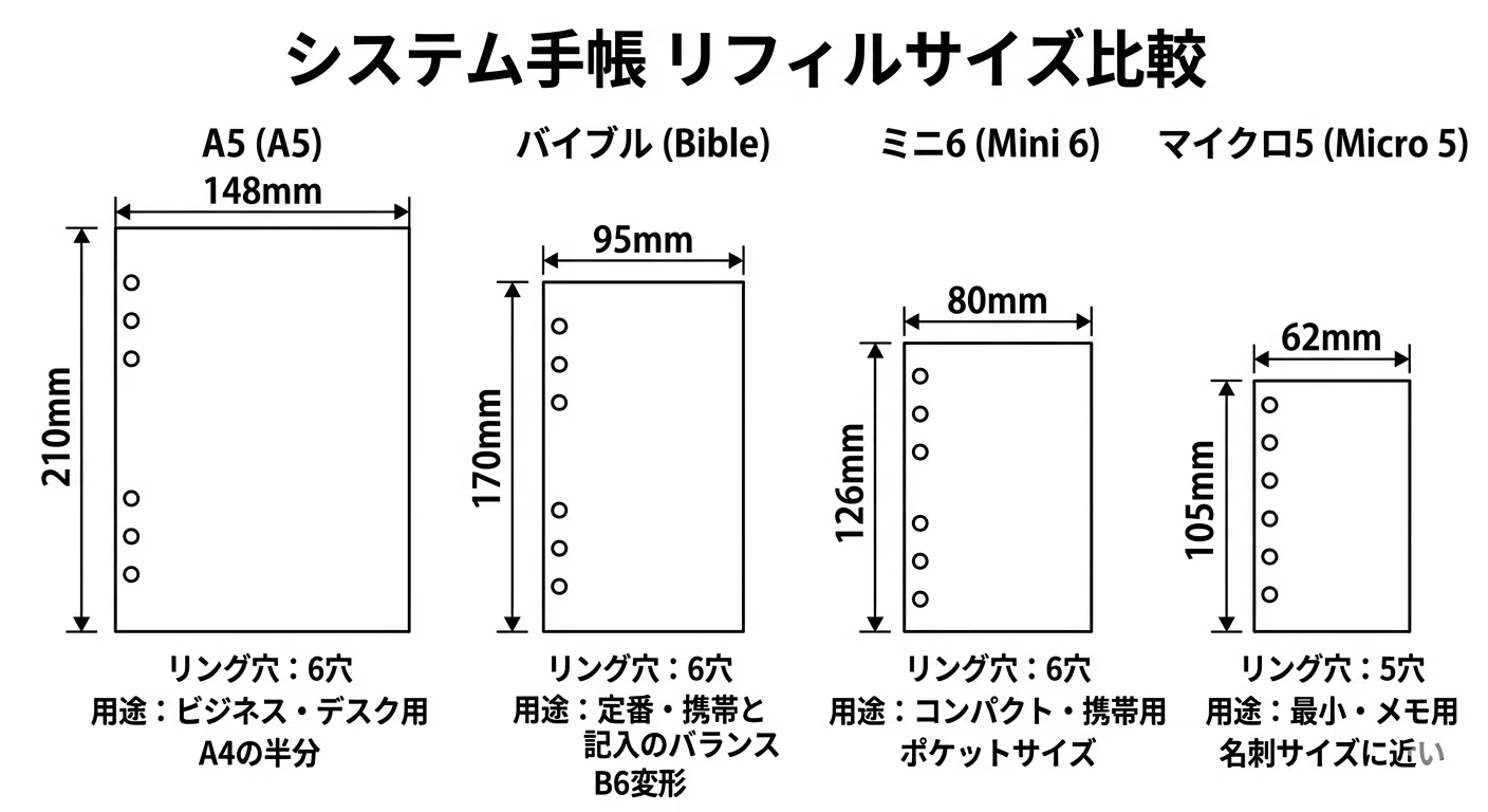 M5サイズって実際どうなの？M5でシステム手帳デビューしたらとにかく 