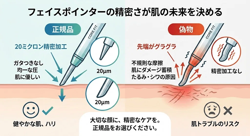 【美品】保証書付き コアフィット フェイスポインター The FACE POiNTER（フェイスポインター） – COREFIT