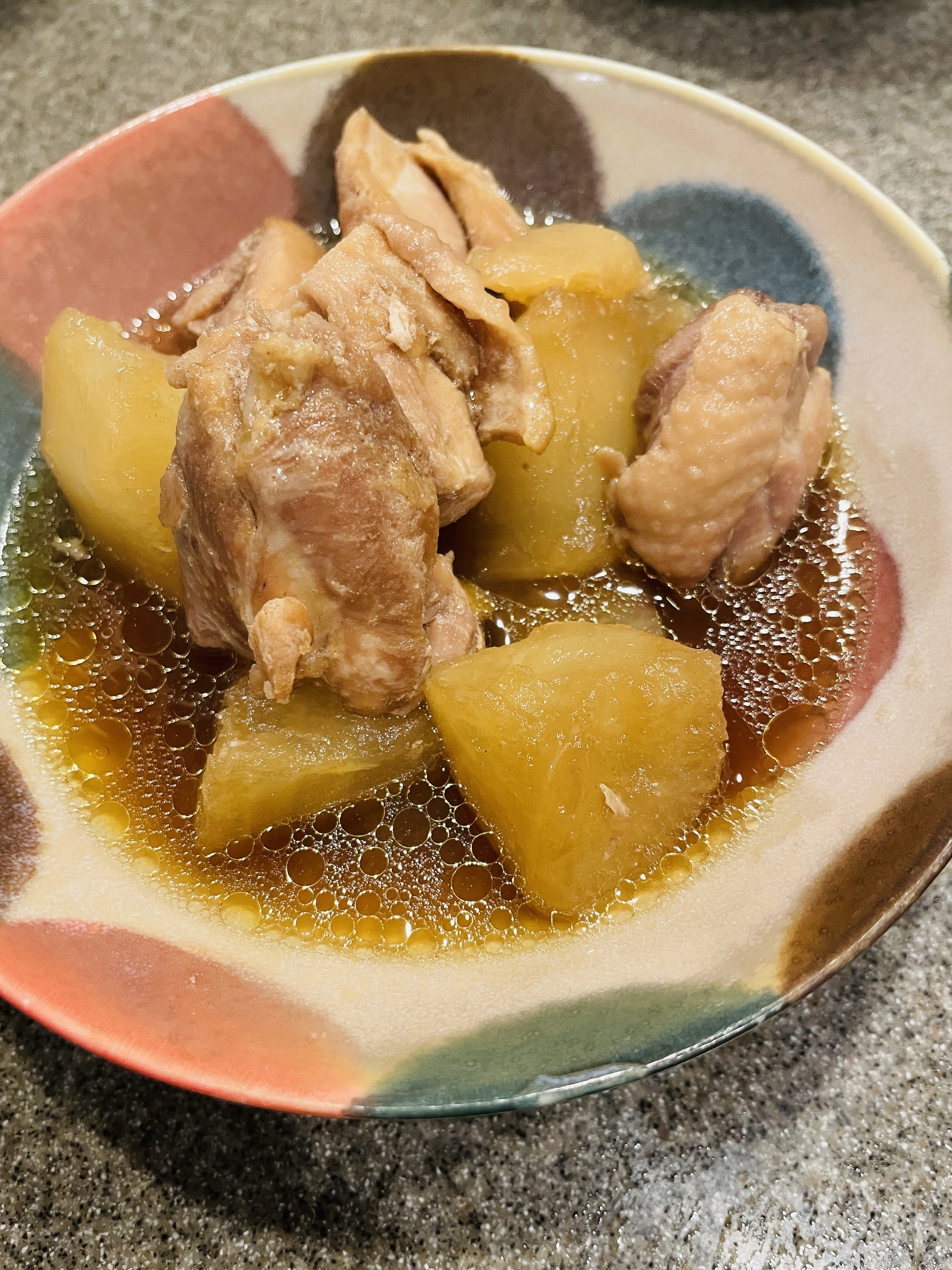 あお・ねこ　ホットクック ホットクック使いこなしチャレンジ：鶏と大根の煮物｜ちこ｜ビバ健康オカン