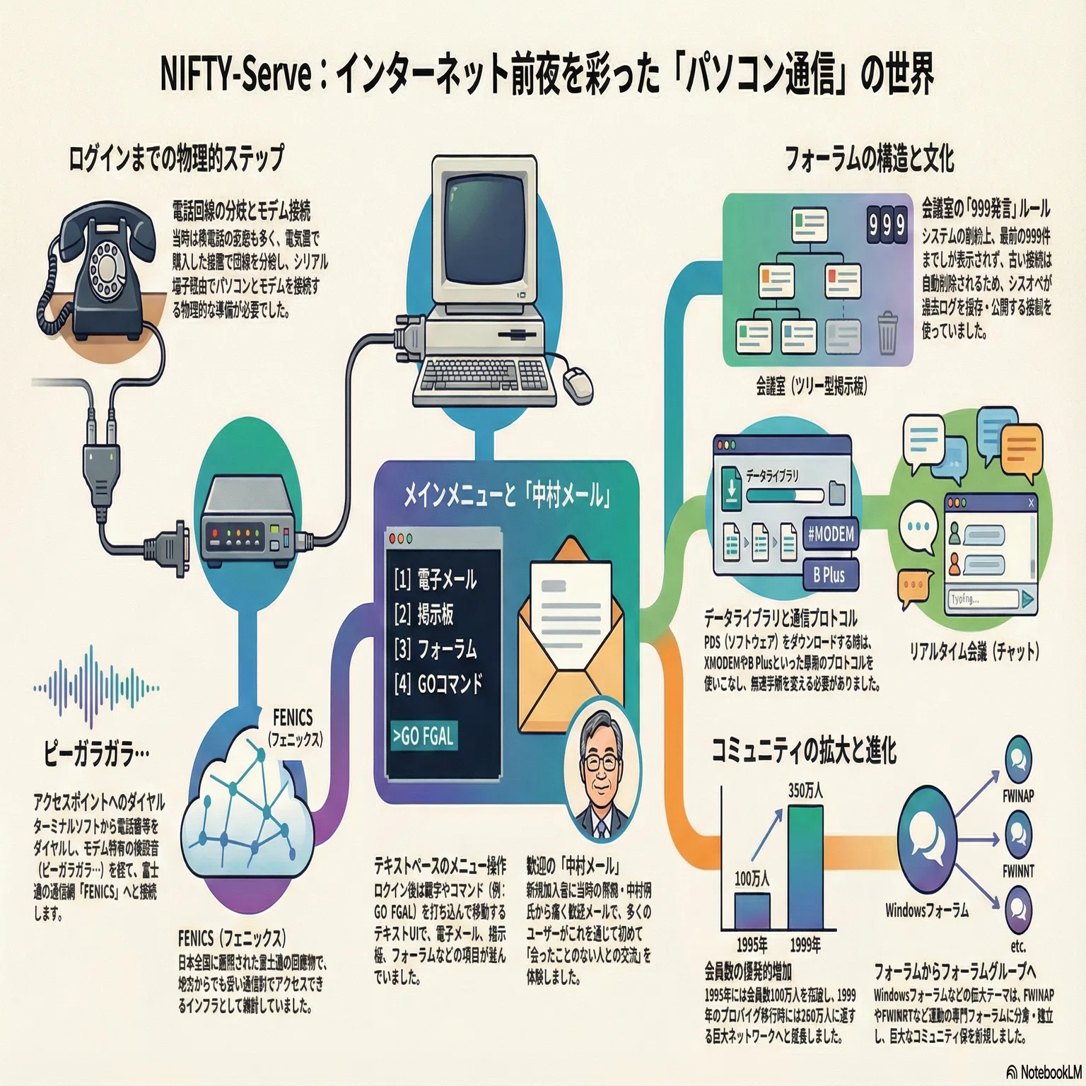 NIFTY-Serve という世界｜kzn