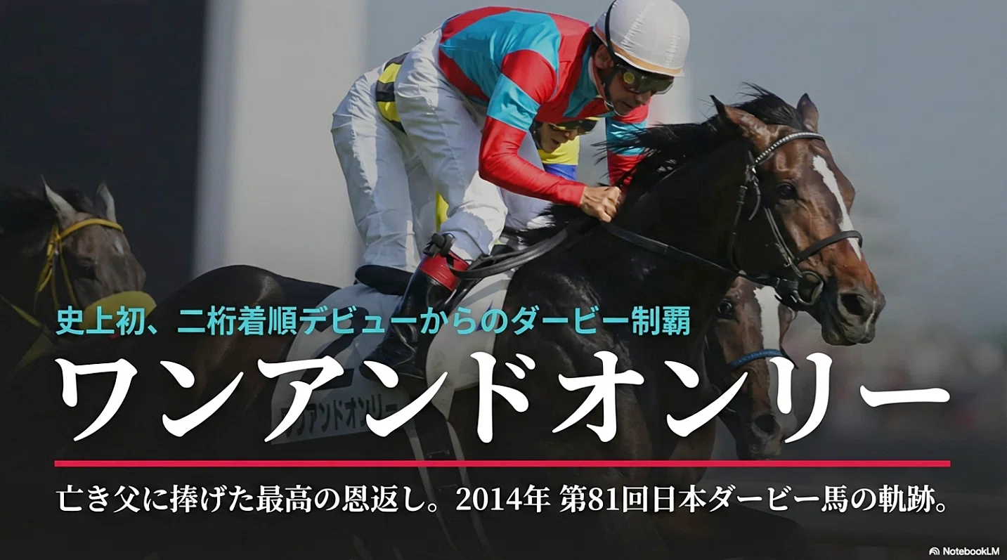 ワンアンドオンリー -史上初、二桁着順デビューから東京優駿優勝