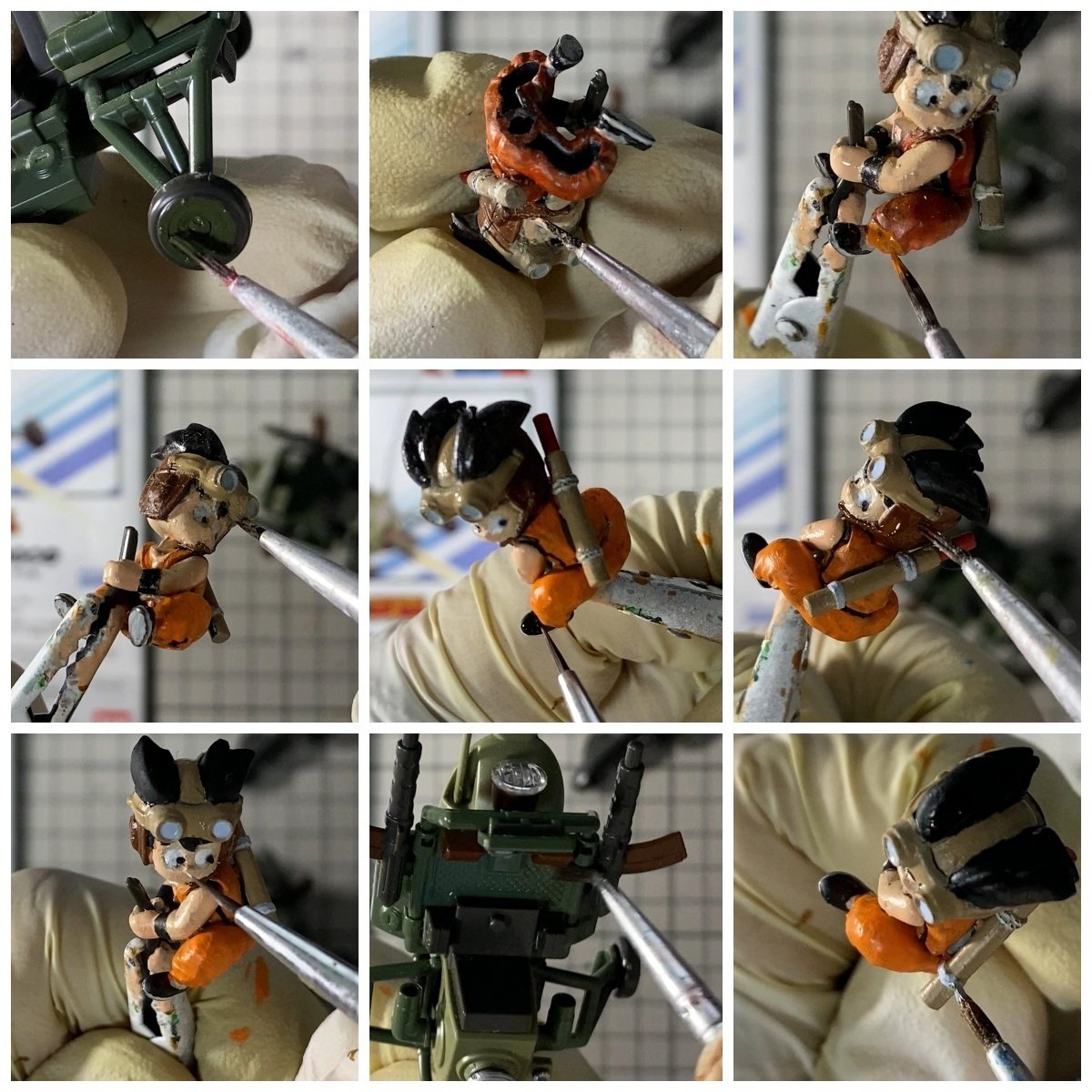 掌の上を駆け抜ける、あの頃の冒険 ― ジェットバギー制作記録 ―｜筆塗