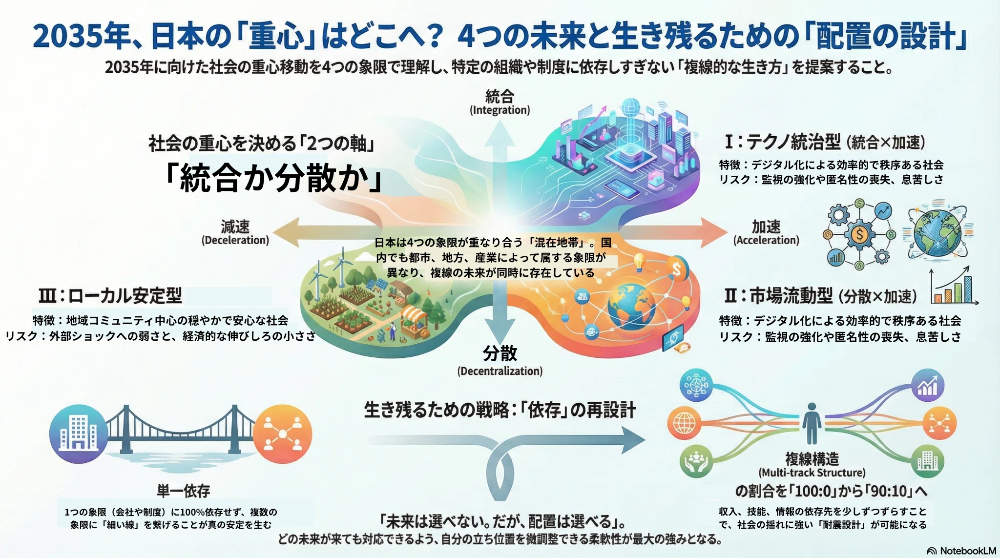 未来予測シリーズ第一回 2035年、日本は4つの未来に分岐する──その