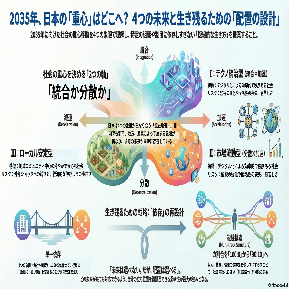 未来予測シリーズ第一回 2035年、日本は4つの未来に分岐する──その