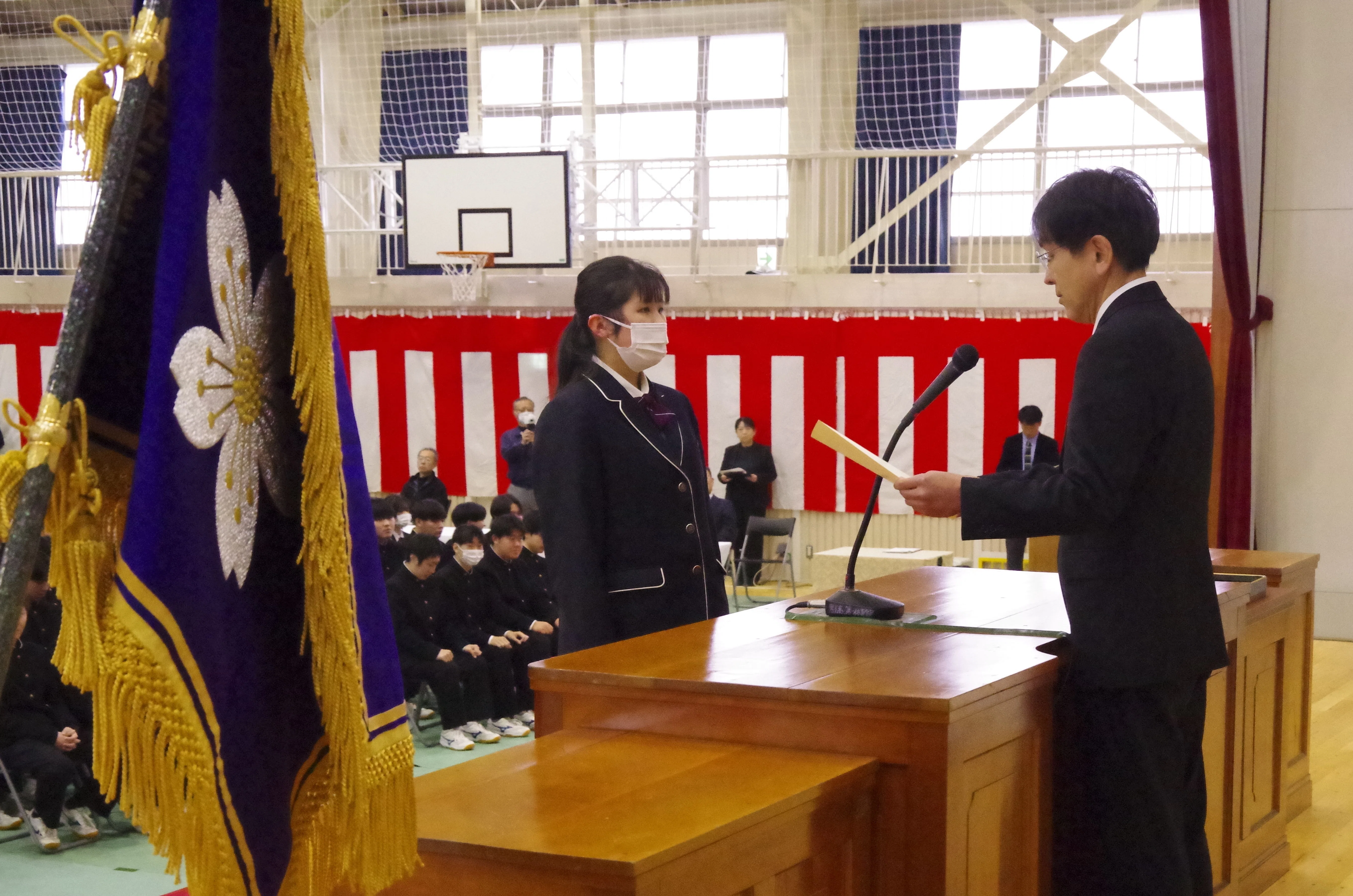 令和7年度表彰式が行われました！（黒工土木科）｜岩手県立黒沢尻工業