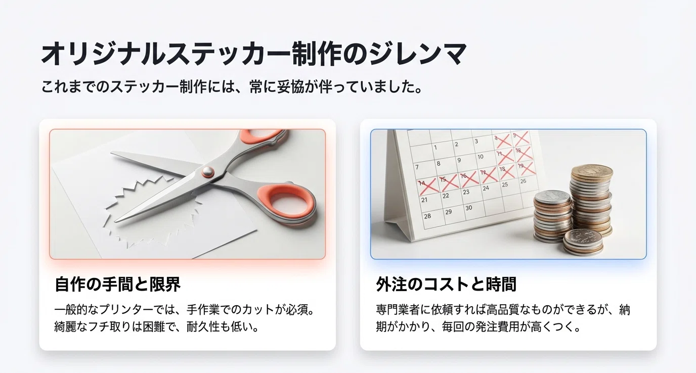 お店レベルのステッカーが全自動？「Liene PixCut S1」が変えるDIYの 