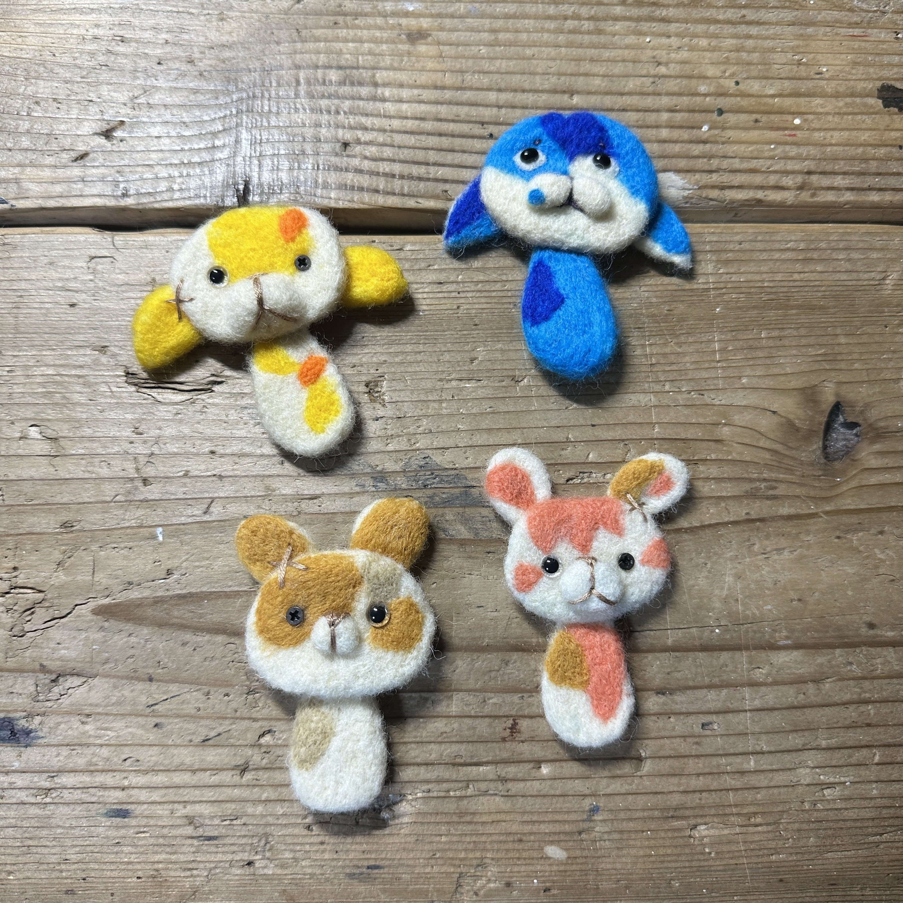 羊毛フェルトがしたい4｜いろは蛙手