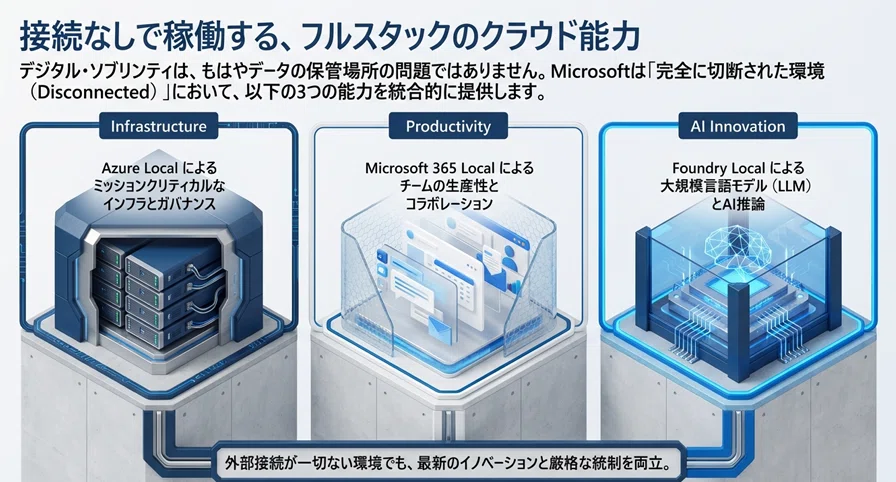Microsoft公式ブログ、Microsoft Sovereign Cloud adds governance, productivity ...