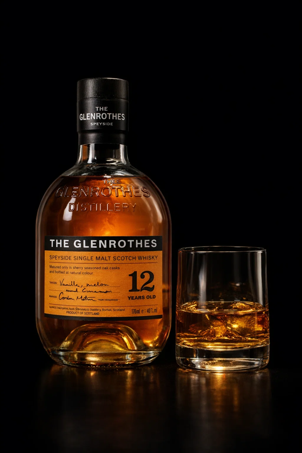 グレンロセス 12年（The Glenrothes 12 Years）｜グラスの底が見える