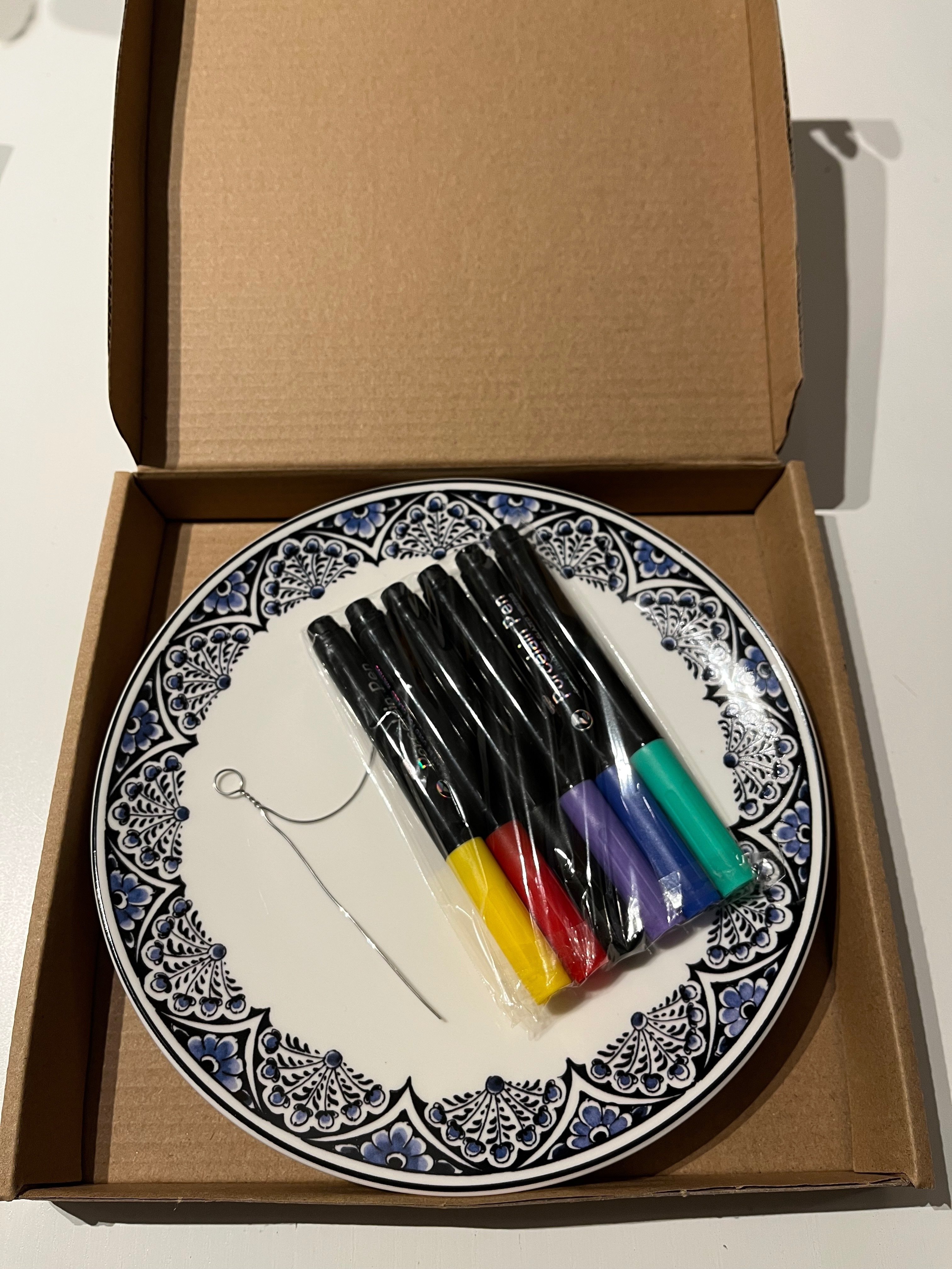 自宅で楽しめるデルフト焼きセットをやってみた｜みーみー