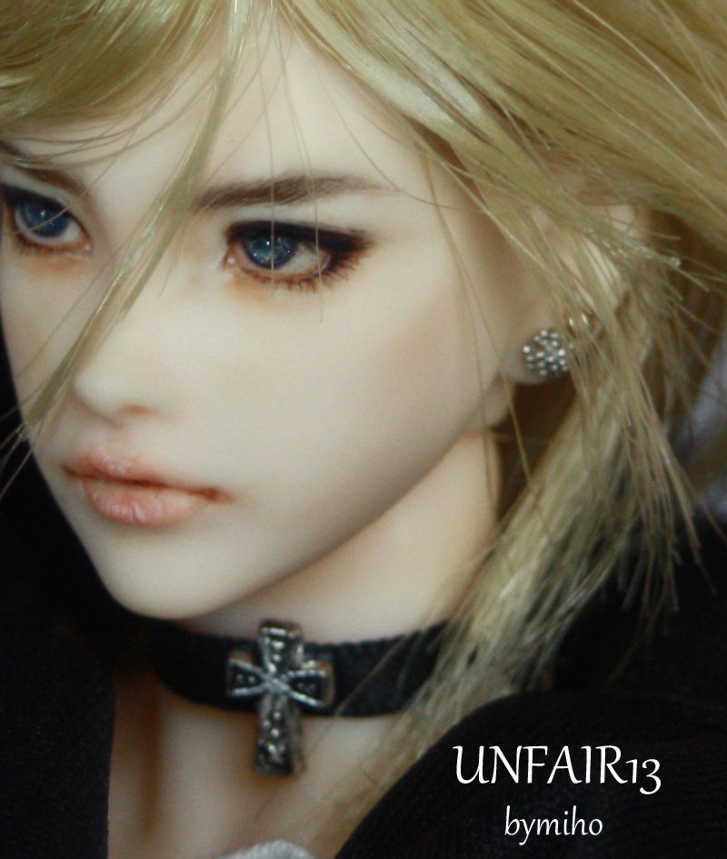 1/6カスタムドールヘッド☆UNFAIR13☆ bymiho☆六分の一男子図鑑
