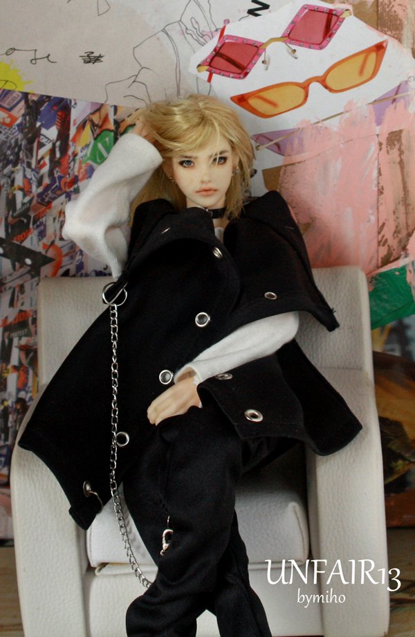 1/6カスタムドールヘッド☆UNFAIR13☆ bymiho☆六分の一男子図鑑