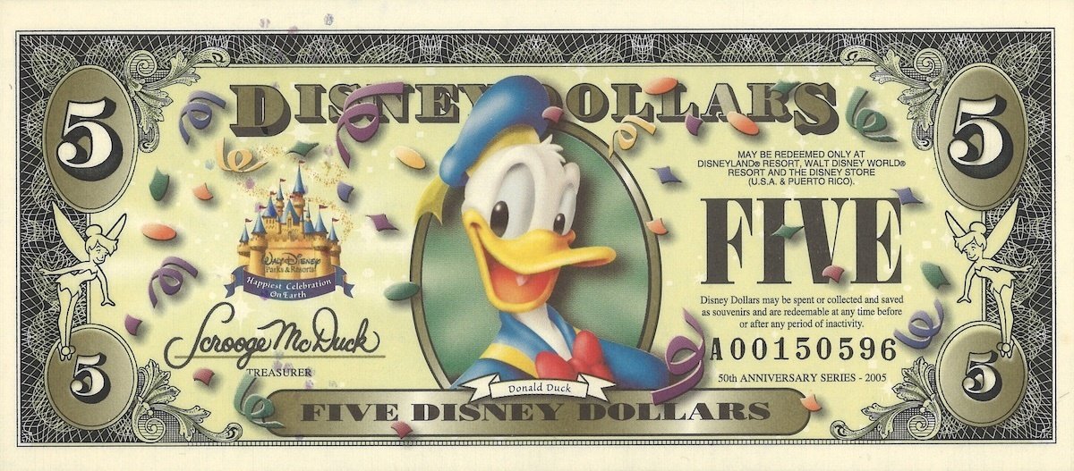 ディズニーダラー&TDRギフトカードに登場したドナルドダックを集めて