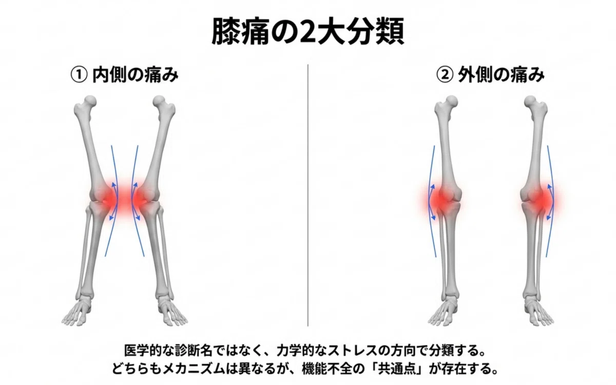 外側/内側の膝の痛みを解消する方法「膝痛の元凶は膝にはない」|キクティー(サブ)