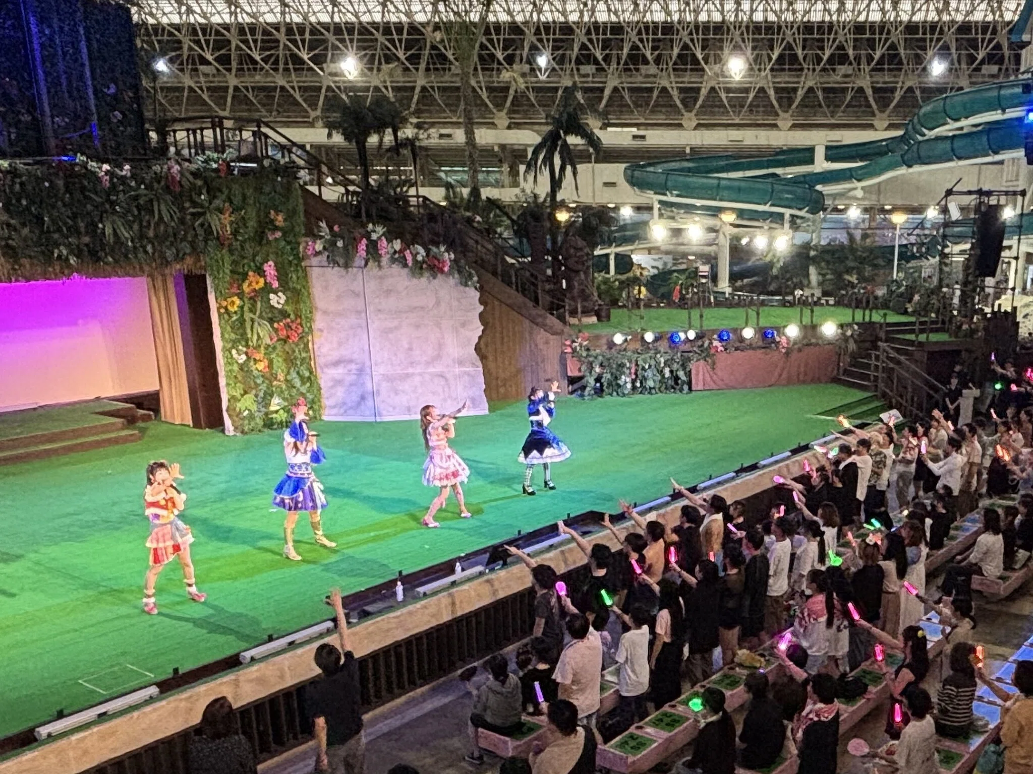 アイカツ × #ハワイアンズ 🌺ミニライブありがとうございました✨｜美