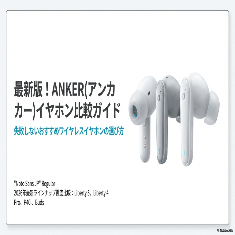 最新版！ANKER(アンカー)イヤホン比較ガイド｜失敗しないおすすめ
