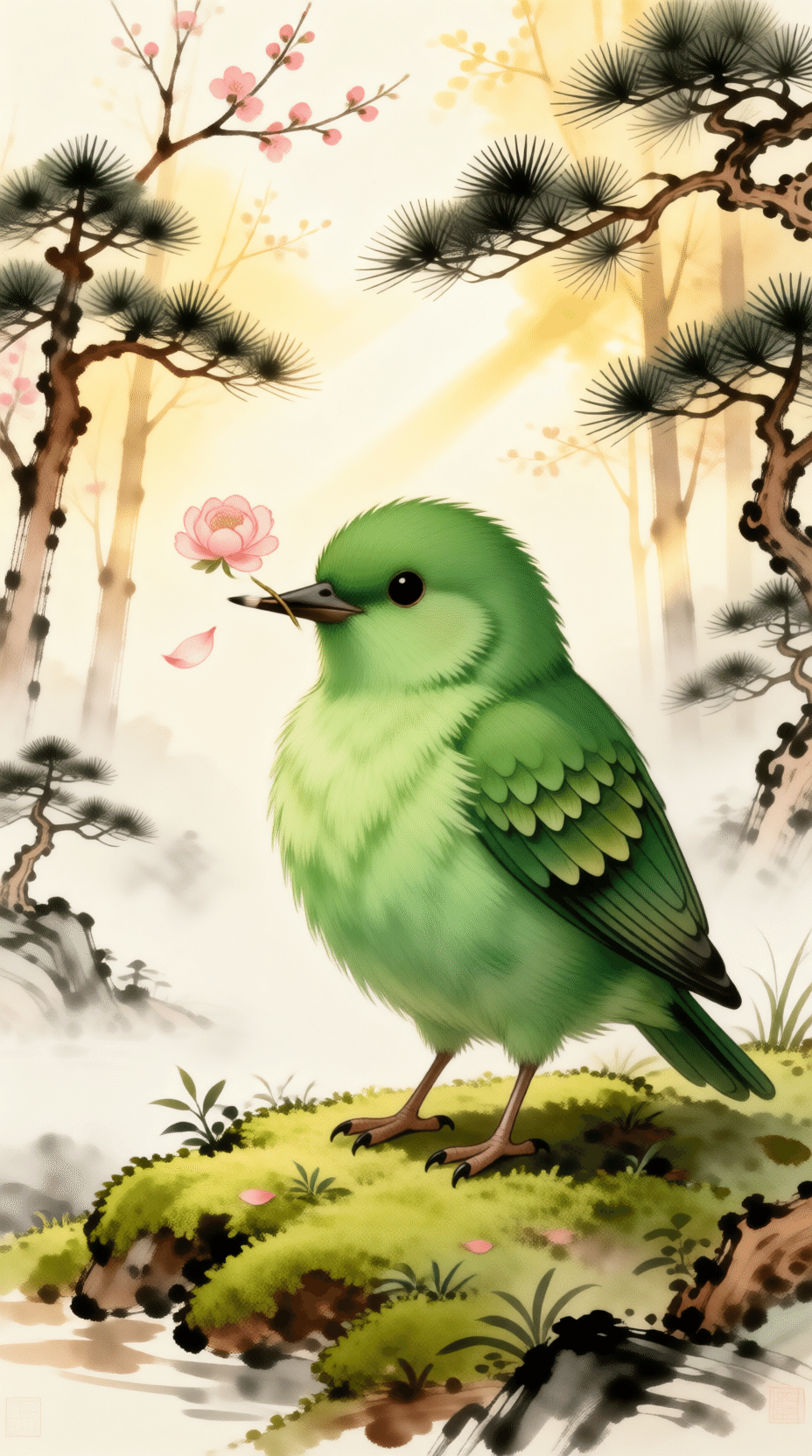 🦚通義千問↔通義万相で絵を描いてもらう｜とり