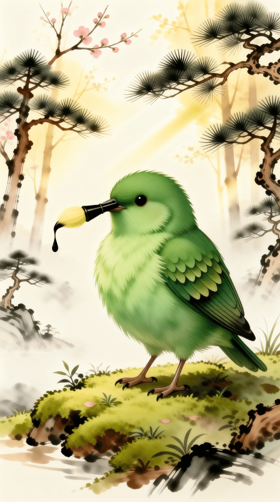 🦚通義千問↔通義万相で絵を描いてもらう｜とり