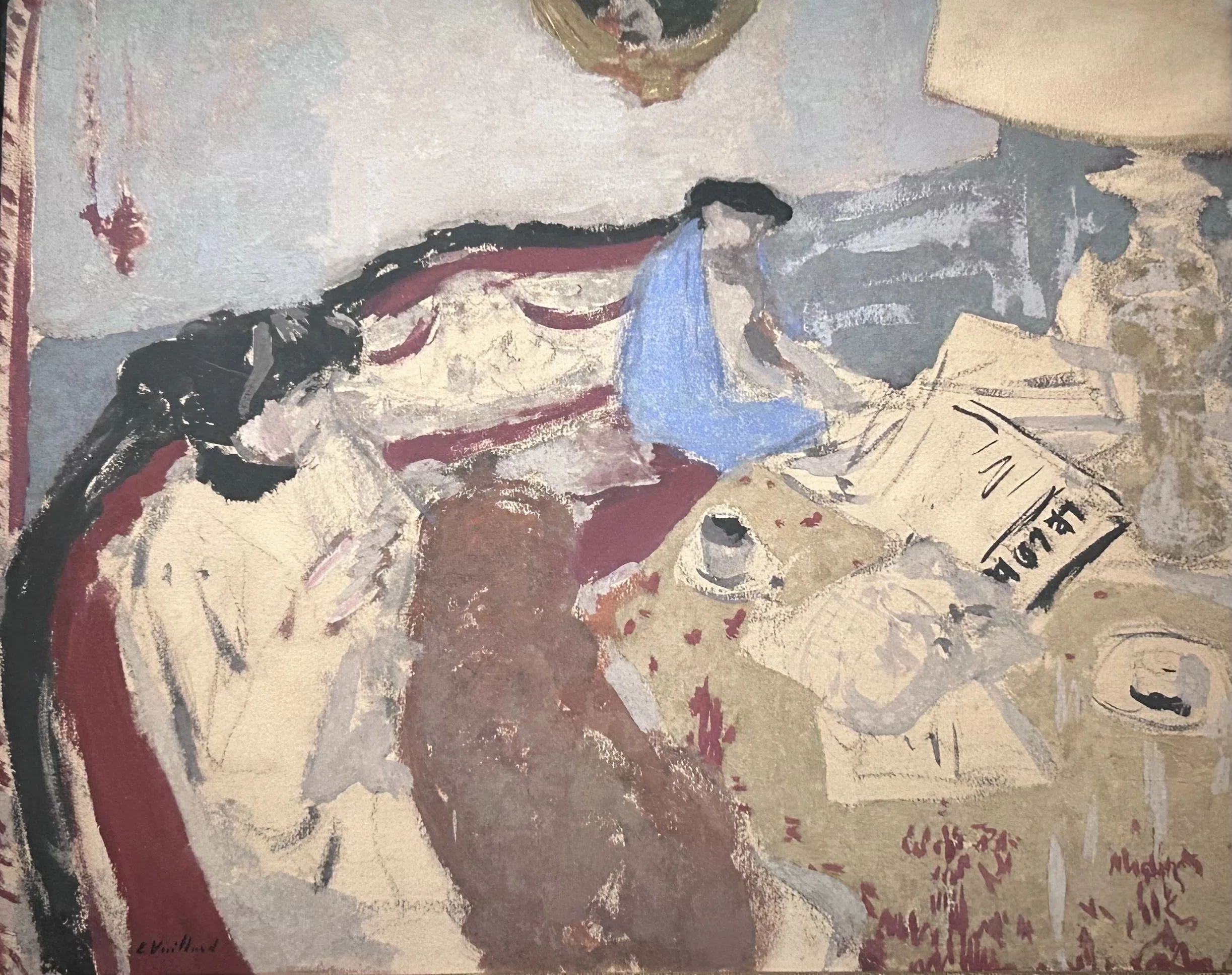 子供のためのオルセー美術館(242)灰色でぎっしり/ヴュイヤール・すき間