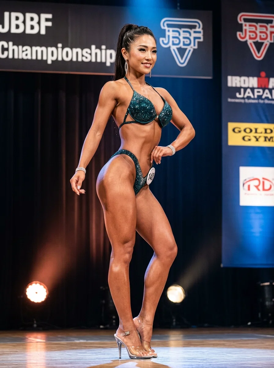 煌めくステージの向こう側へ ── フィットネス女子コンテスト