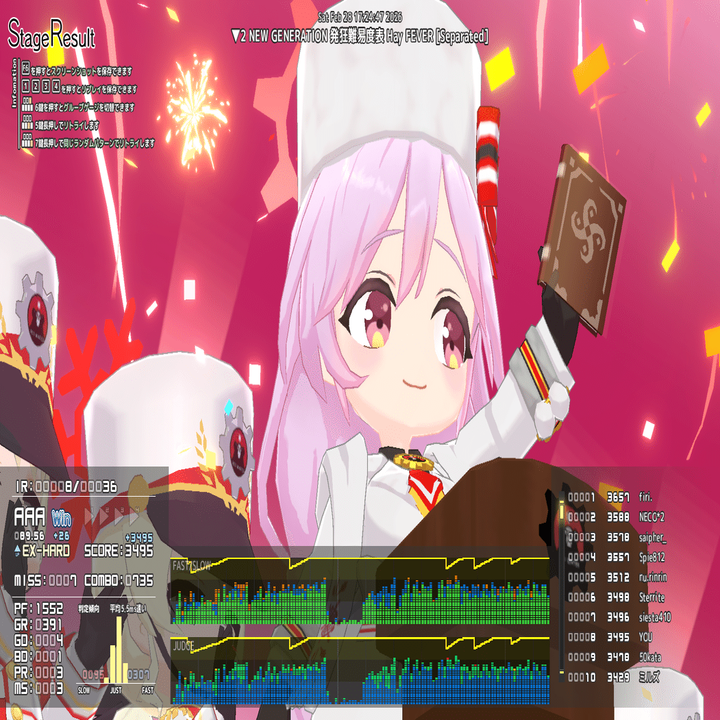 音ゲー日記20260228｜GRASS