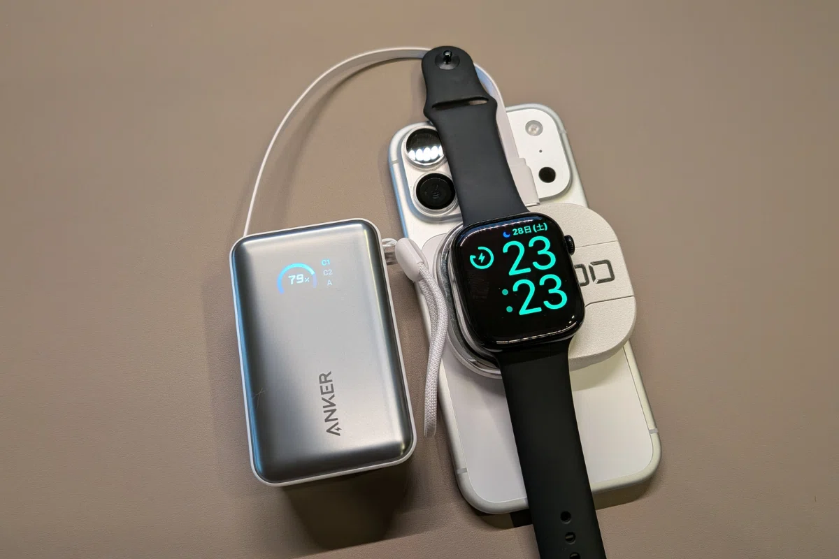 ケーブルを持ち歩くのをやめました。Anker Nano Power Bank (10000mAh, 45W, 巻取り式 USB-Cケーブル) レビュー