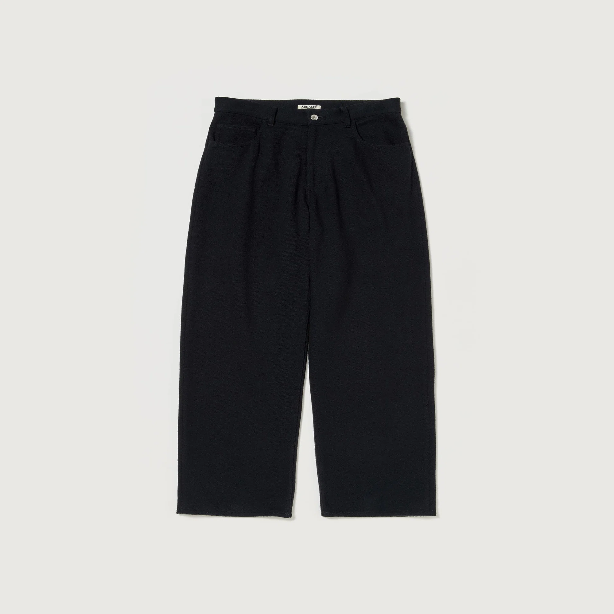 AURALEE SILK NEP DENIM 5P WIDE PANTS デニム AURALEE【オーラリー】Silk nep denim 5p wide pants 