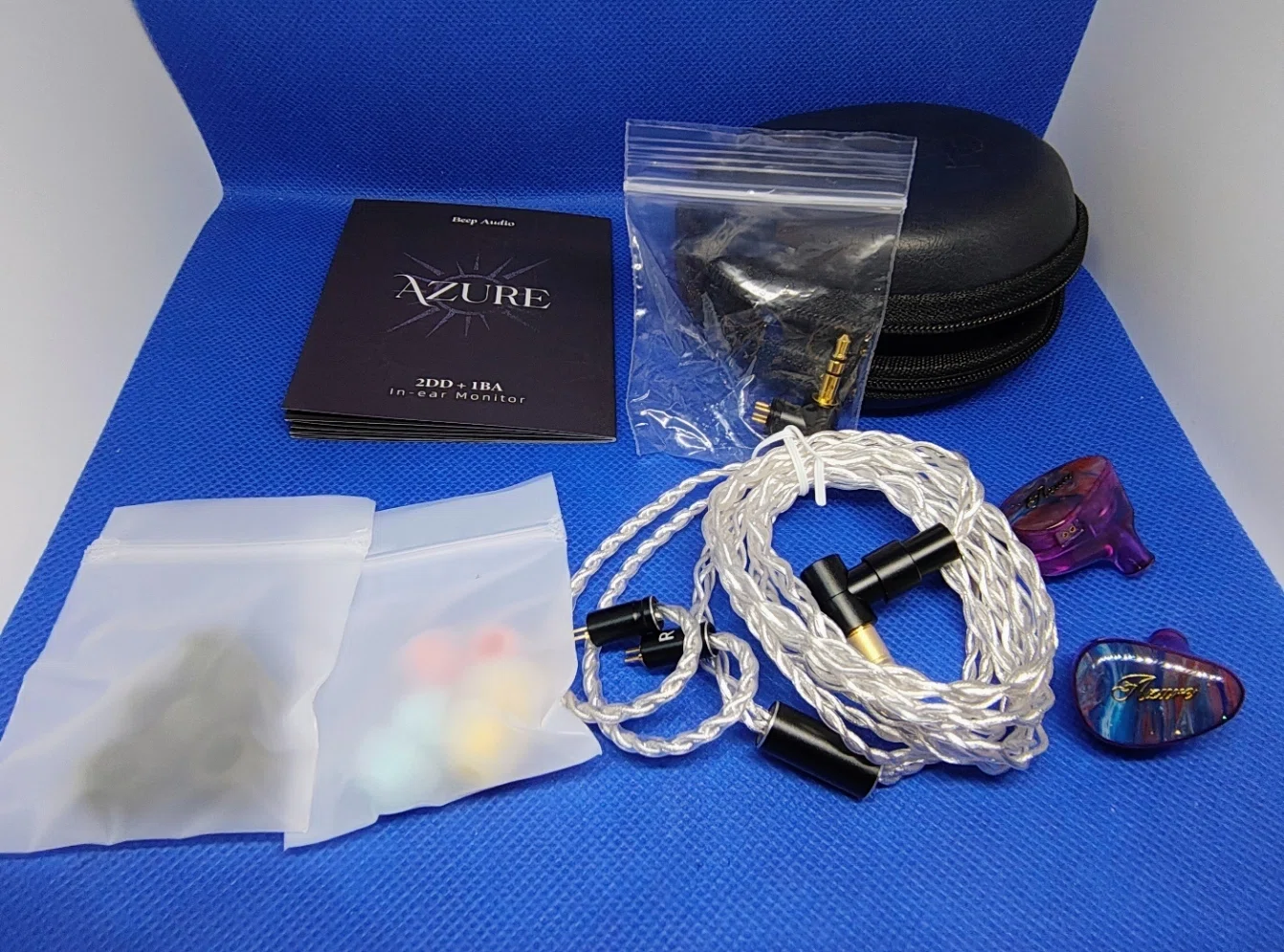明瞭感のある紫イヤホン】BEEPAudio AZURE イヤホンレビュー #PR 【32