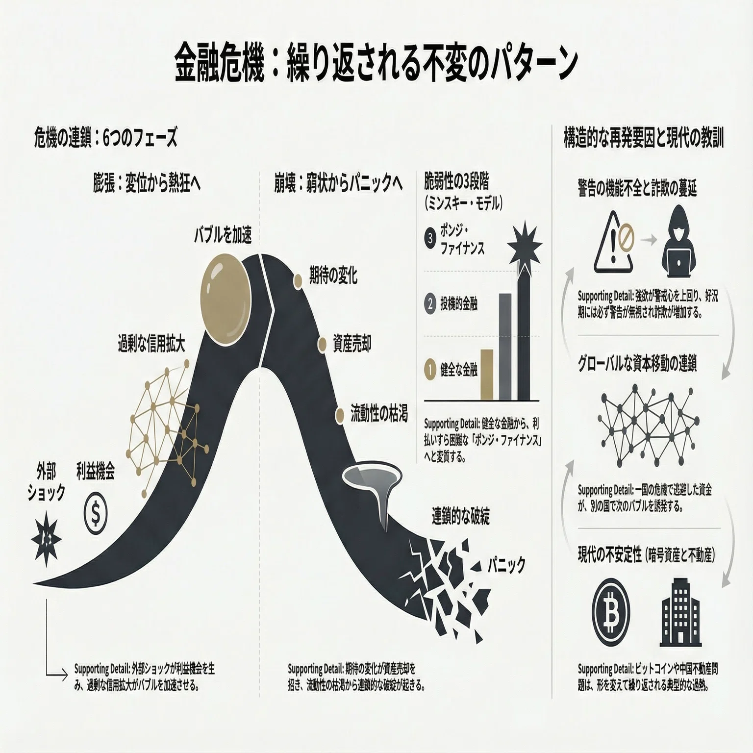 今回は違う」が破滅を招く。バブルと金融危機の歴史が教える「不変の