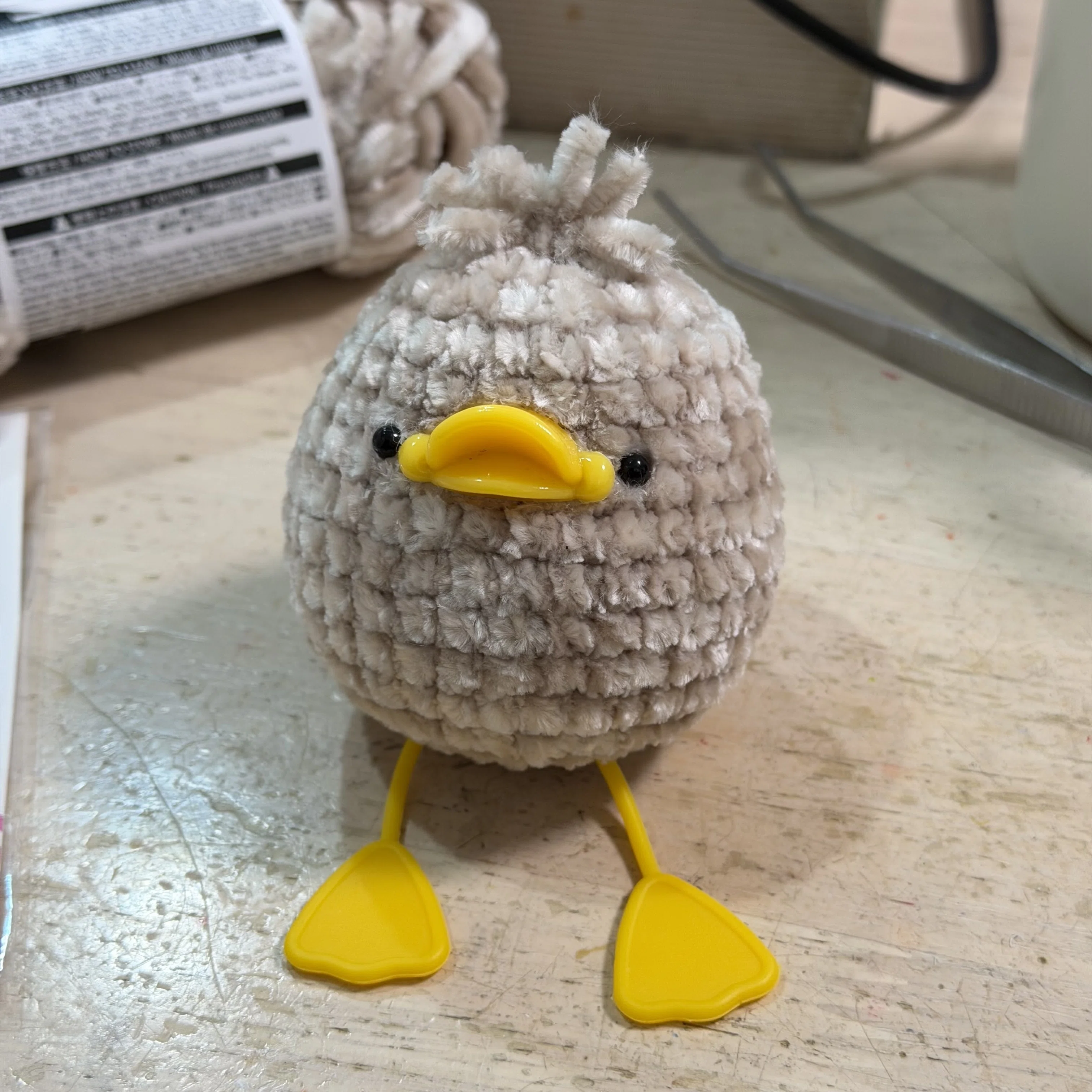 玉アヒルの編み方｜reirei3413(Rei-amigurumi)
