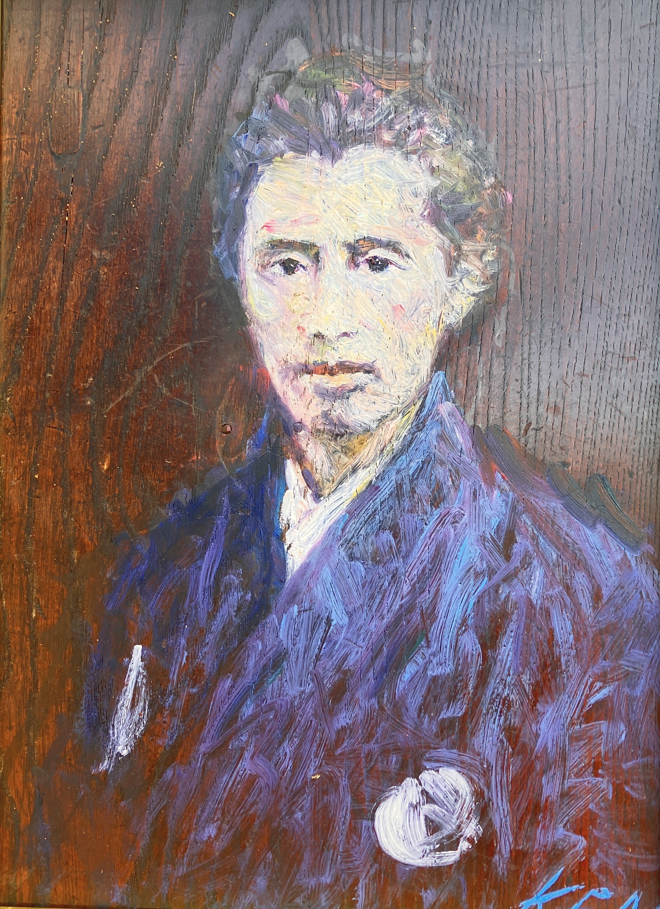 油彩人物画発注制作/家族.ご両親.記念の絵を一点一点丁寧に描きます