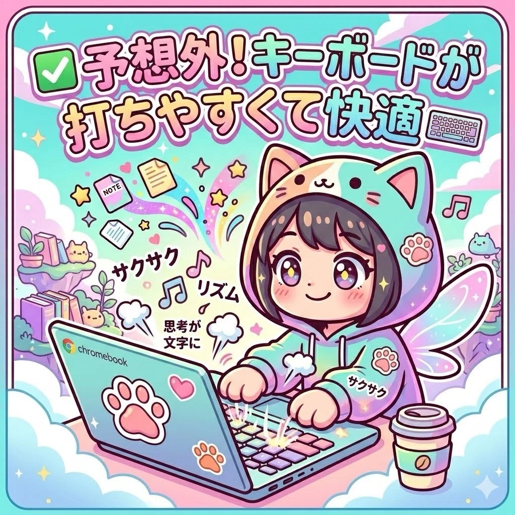 🚀 29,800円のChromebookが「ブログ書き」に最高すぎた話。〜軽くて