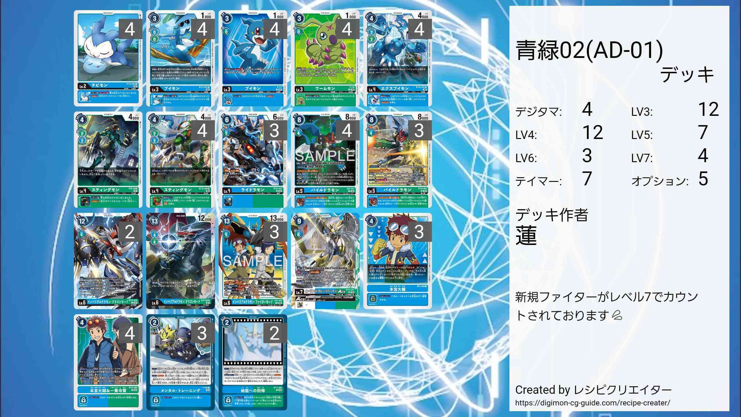 初心者向け】デッキ紹介【デジカ/デジモン】｜蓮