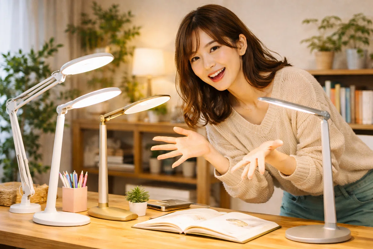 目に優しいデスクライトおすすめ厳選7選【用途別で最適解】