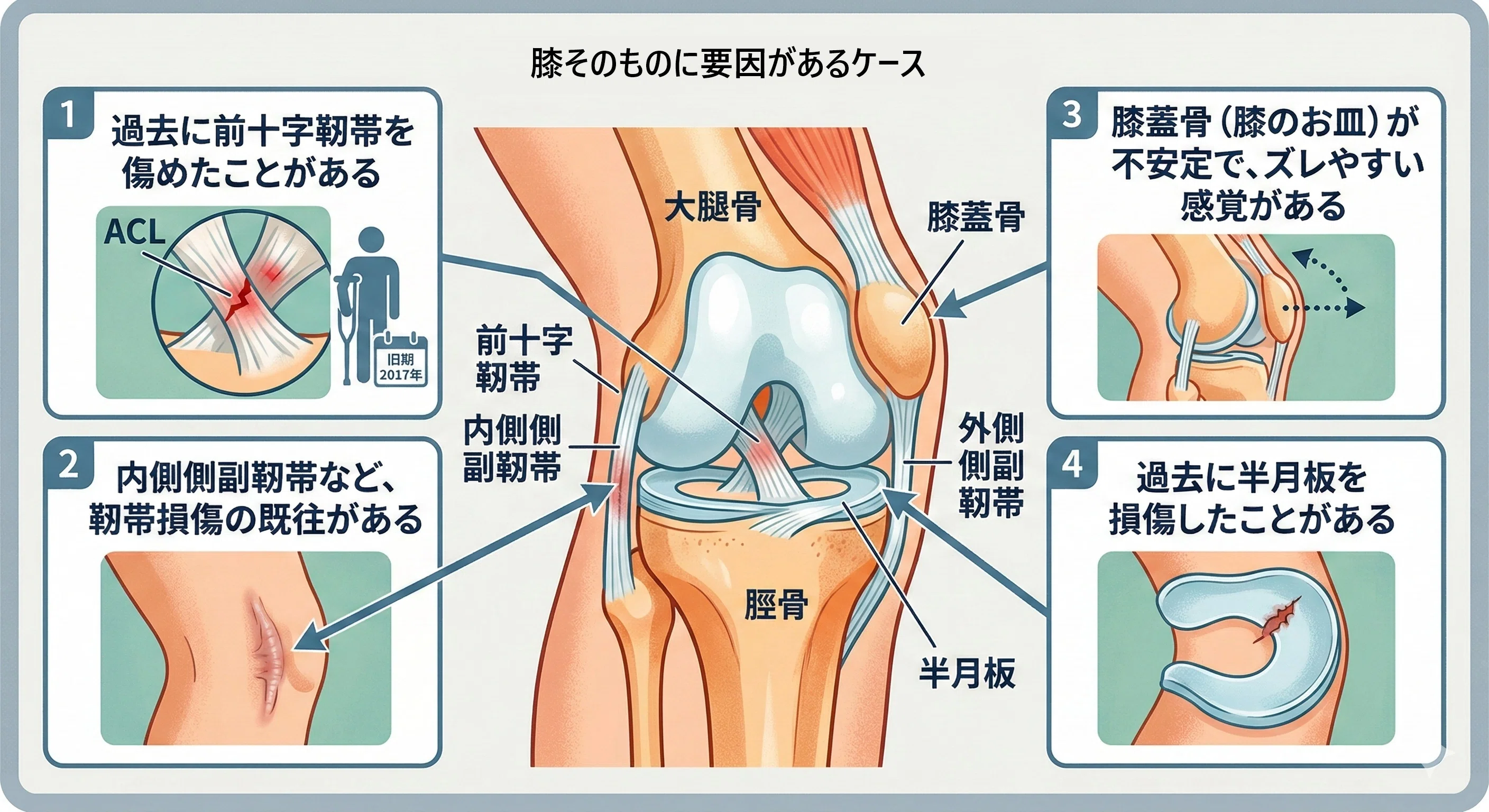 膝が痛くてトレーニングが伸びない人へその膝痛、筋力不足ではなく“膝