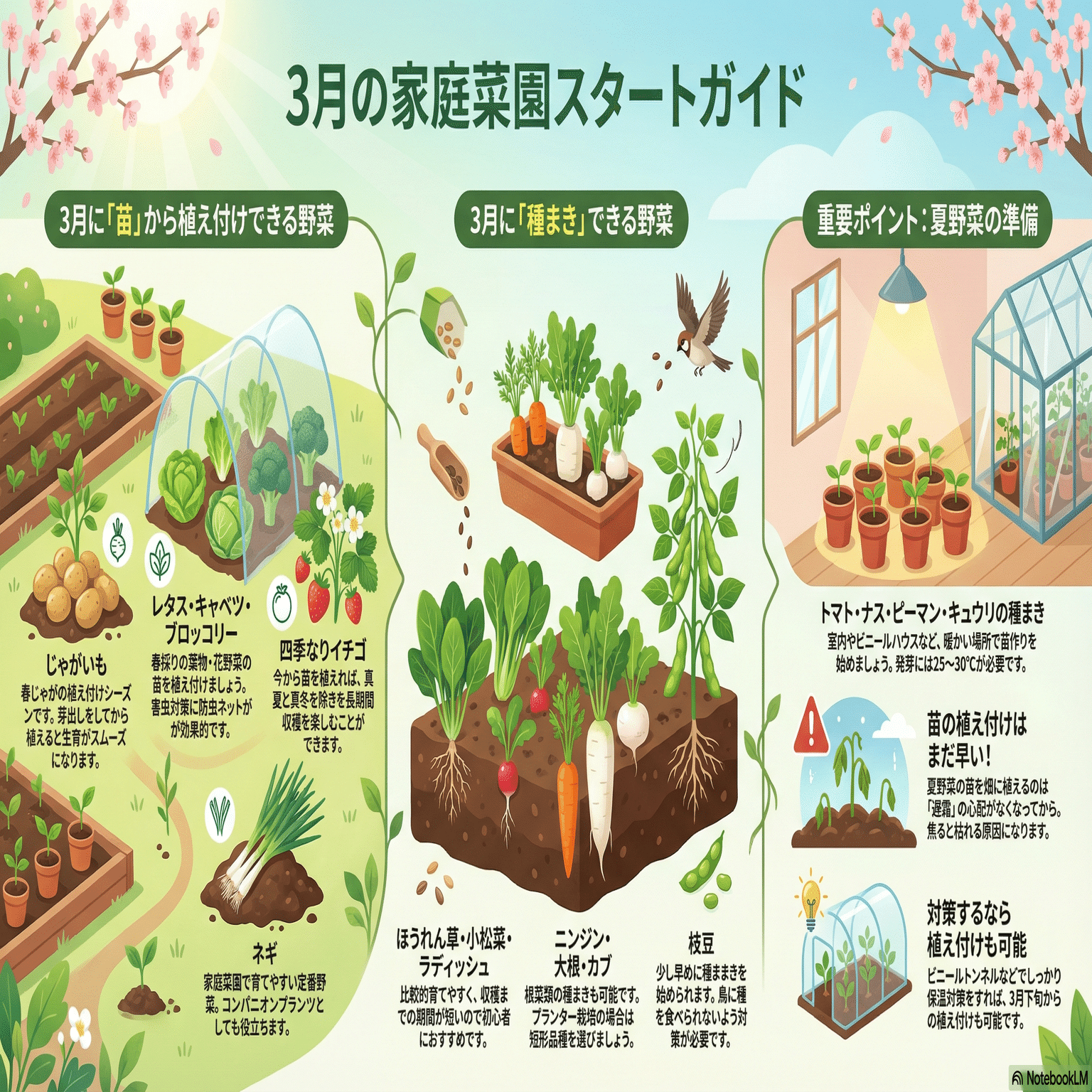 野菜を作ろう! 3月編｜sukebezizy