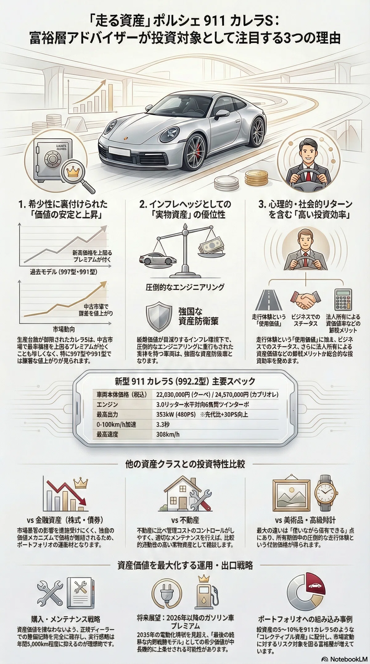 投資としての911カレラS｜なぜ富裕層アドバイザーが注目する3つの理由