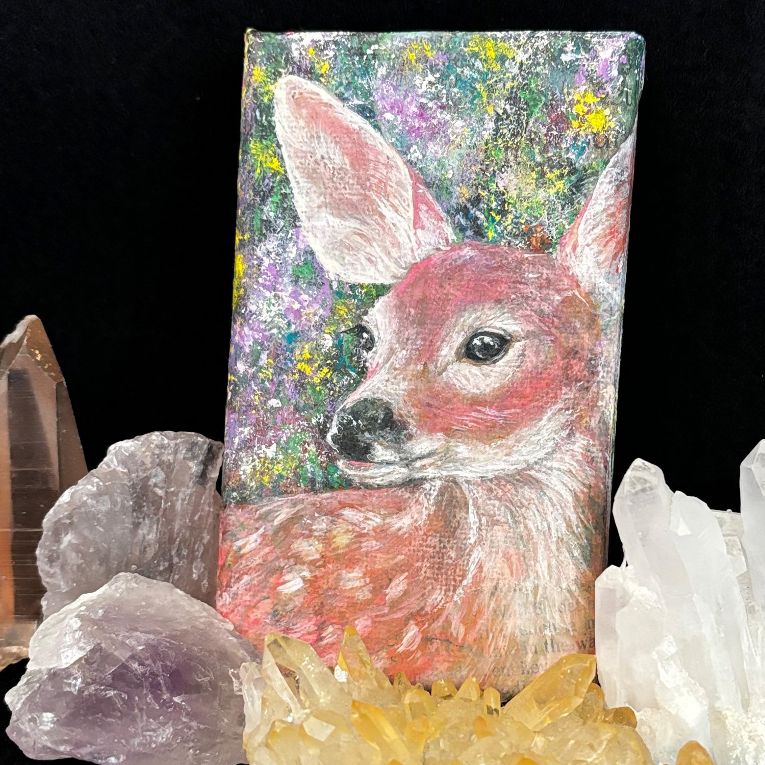 子鹿」の絵画完成です｜alpacca