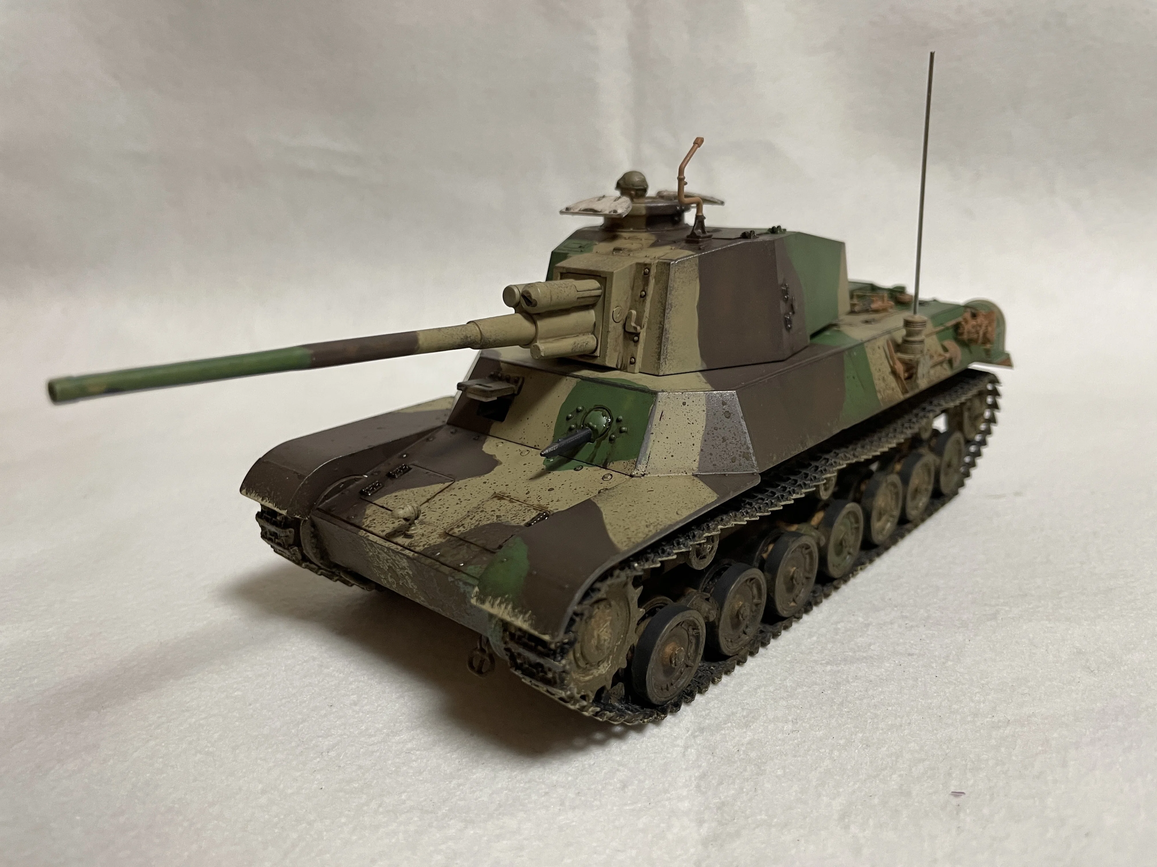 ジオラマを作ろう！【ファインモールド 四式中戦車 量産型】③｜でこぽん