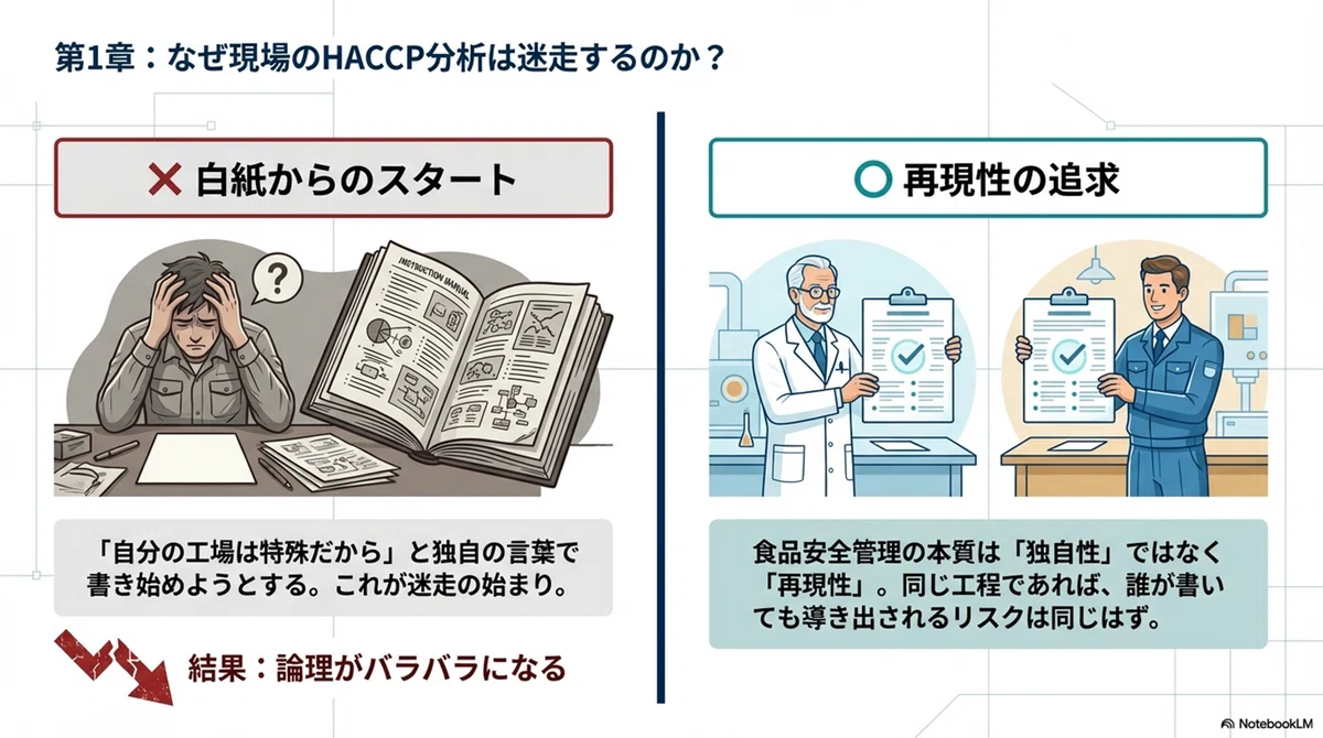 1. なぜ現場のHACCP分析は迷走するのか?