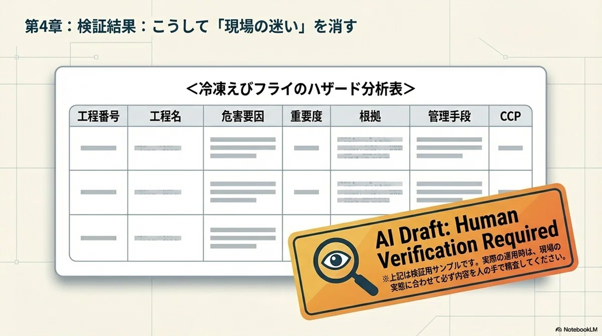 4. 検証結果:こうして「現場の迷い」を消す