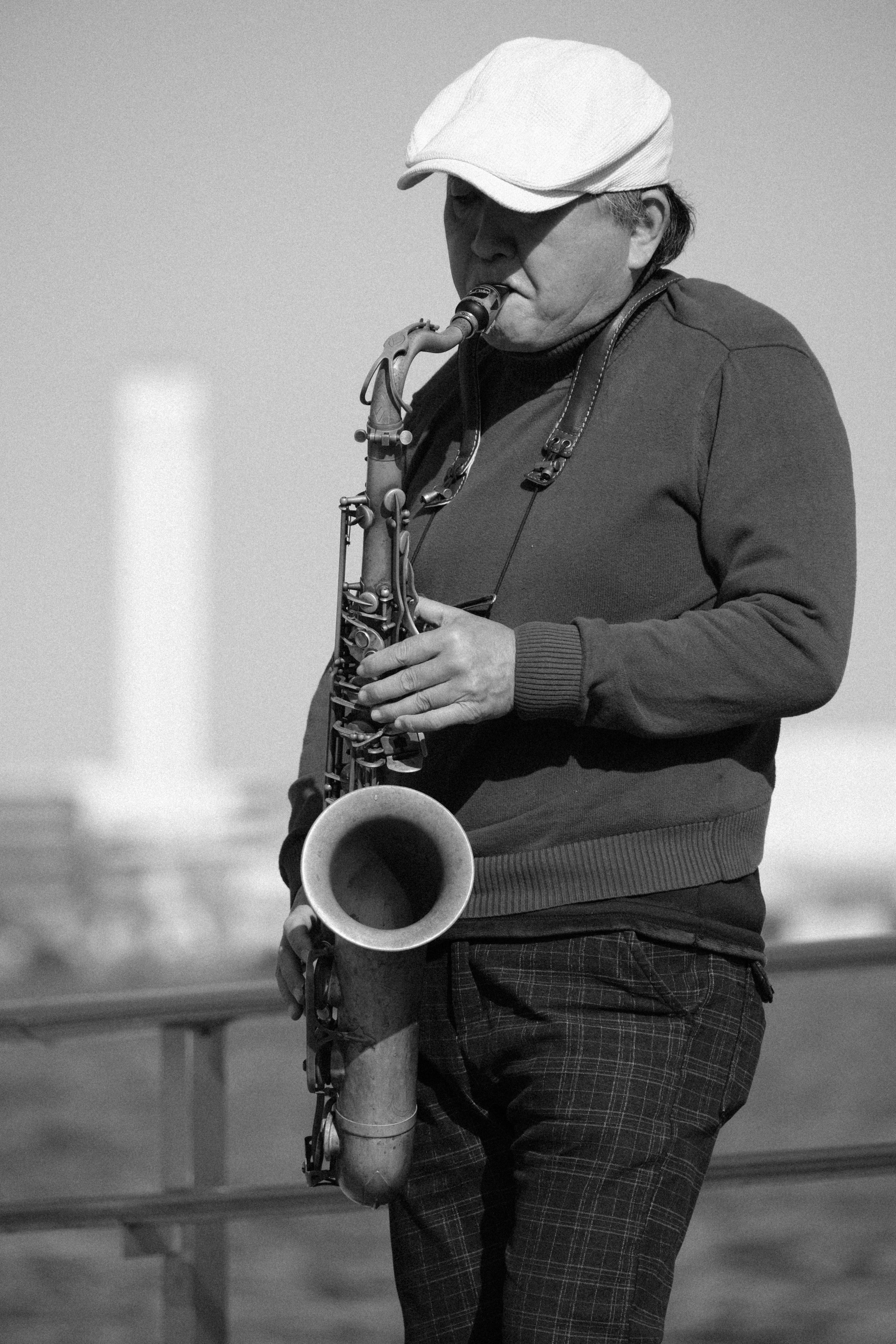 桜とサックス 〜 みなとみらい｜RURI