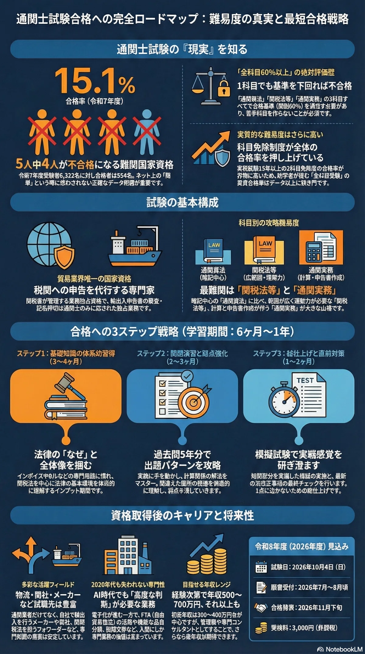 通関 士 難易 度