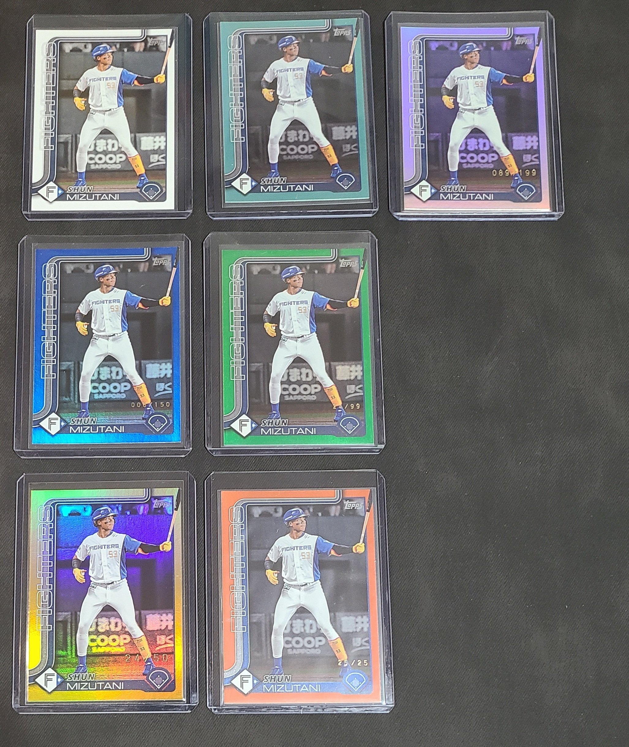 水谷瞬選手、カードで振り返る2025年③(Topps社、その他)｜卵かけご飯